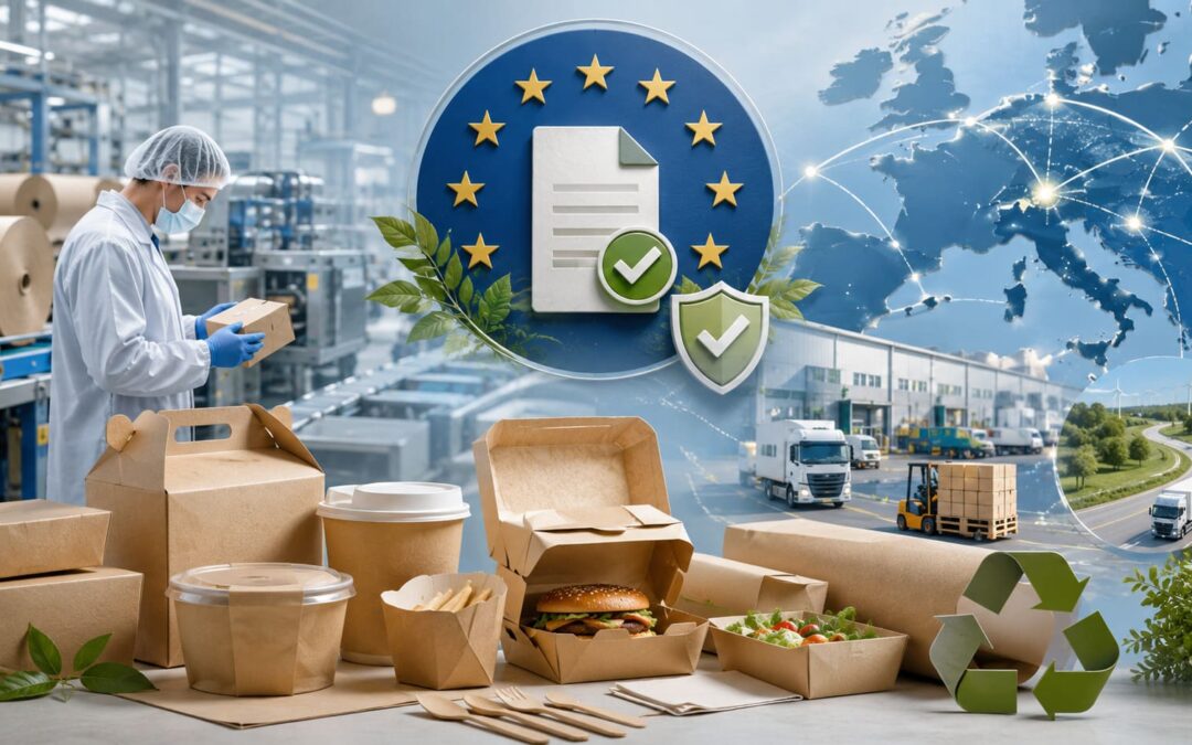 Cumplimiento normativo de la UE sobre envasado para fabricantes de cajas de papel para alimentos: Qué significa la regulación de 2026 para su cadena de suministro