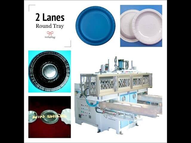 Paper plate forming machine2